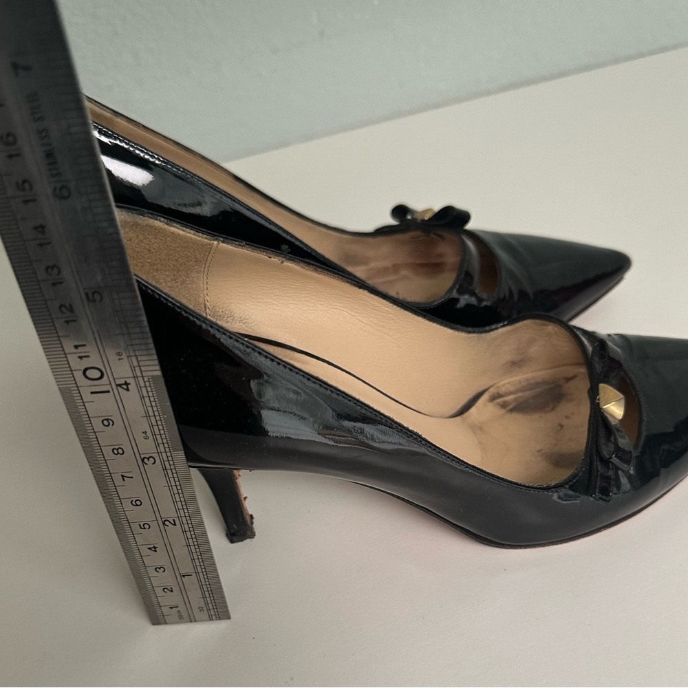 Kate Spade Black Patent Leather Heels - Picture 4 of 4